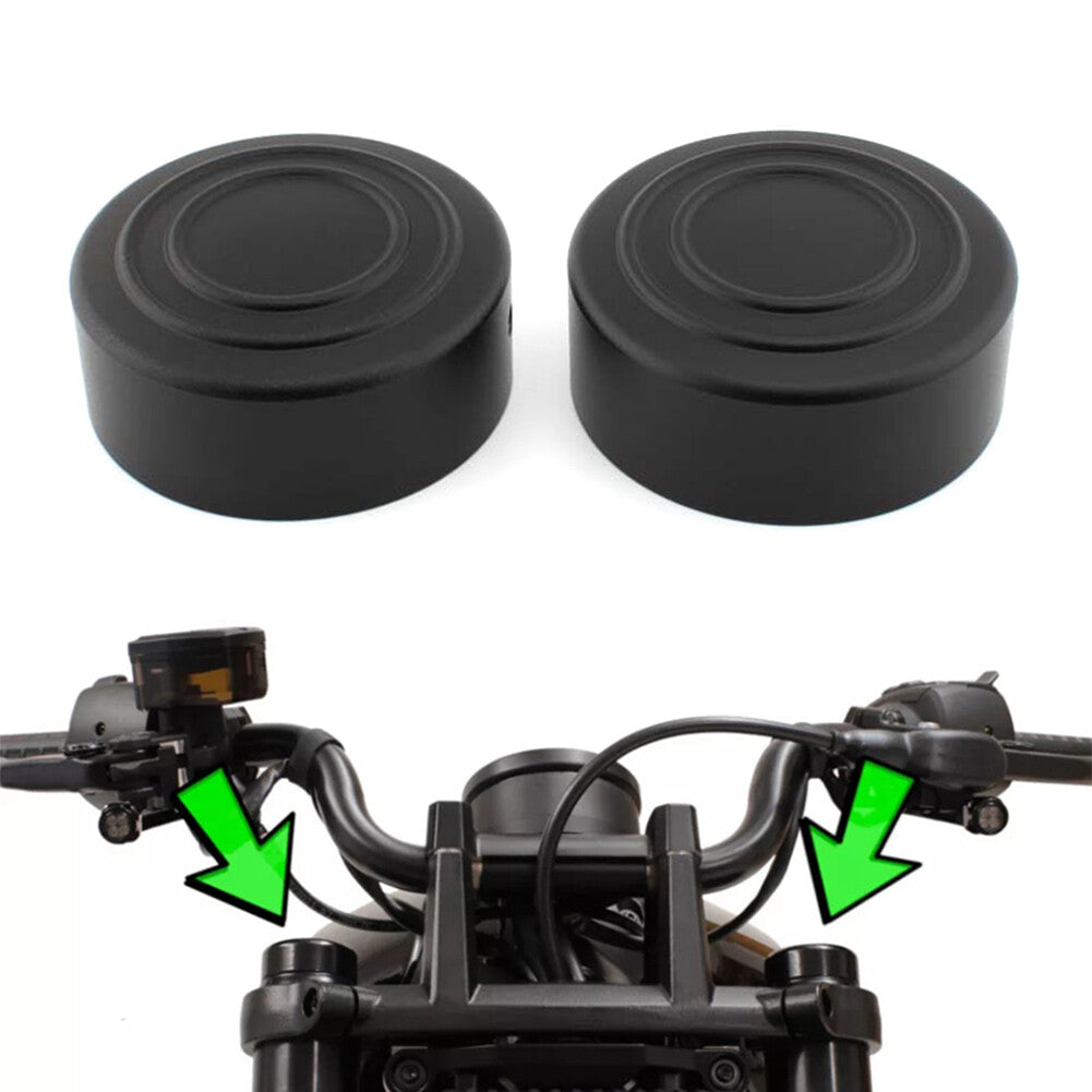 Upper Fork Stem Nut Cap Cover Black Fit for Harley Sportster S 1250 RH1250S 2021-25
