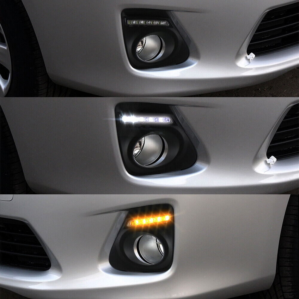 for Toyota for Corolla Altis 2010-2013 LED Daytime Running Light DRL Fog Signal Lamp
