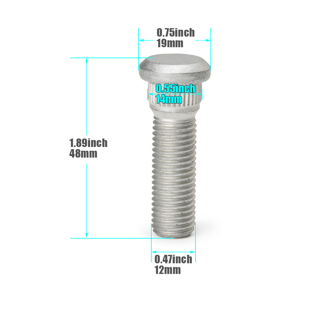 90942-02049 for Toyota for Corolla for Camry Tacoma for Lexus GX460 Wheel Lug Stud+Lug Nut