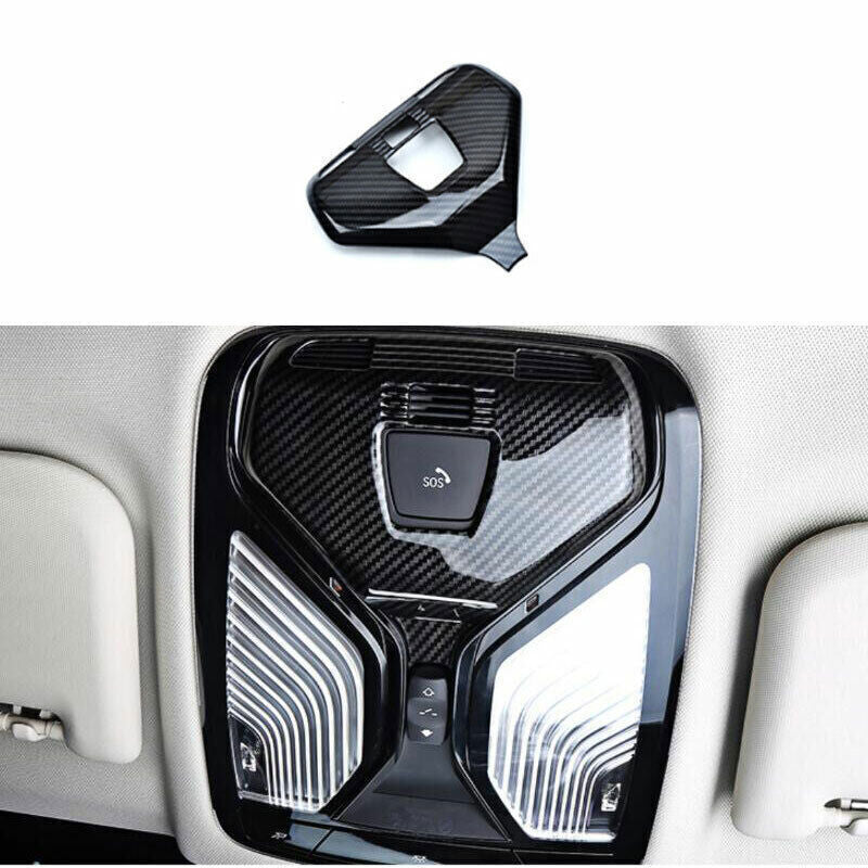 for BMW X3 G01 2018-2021 Carbon Fiber Inner Front Reading Lamp Frame Cover Trim