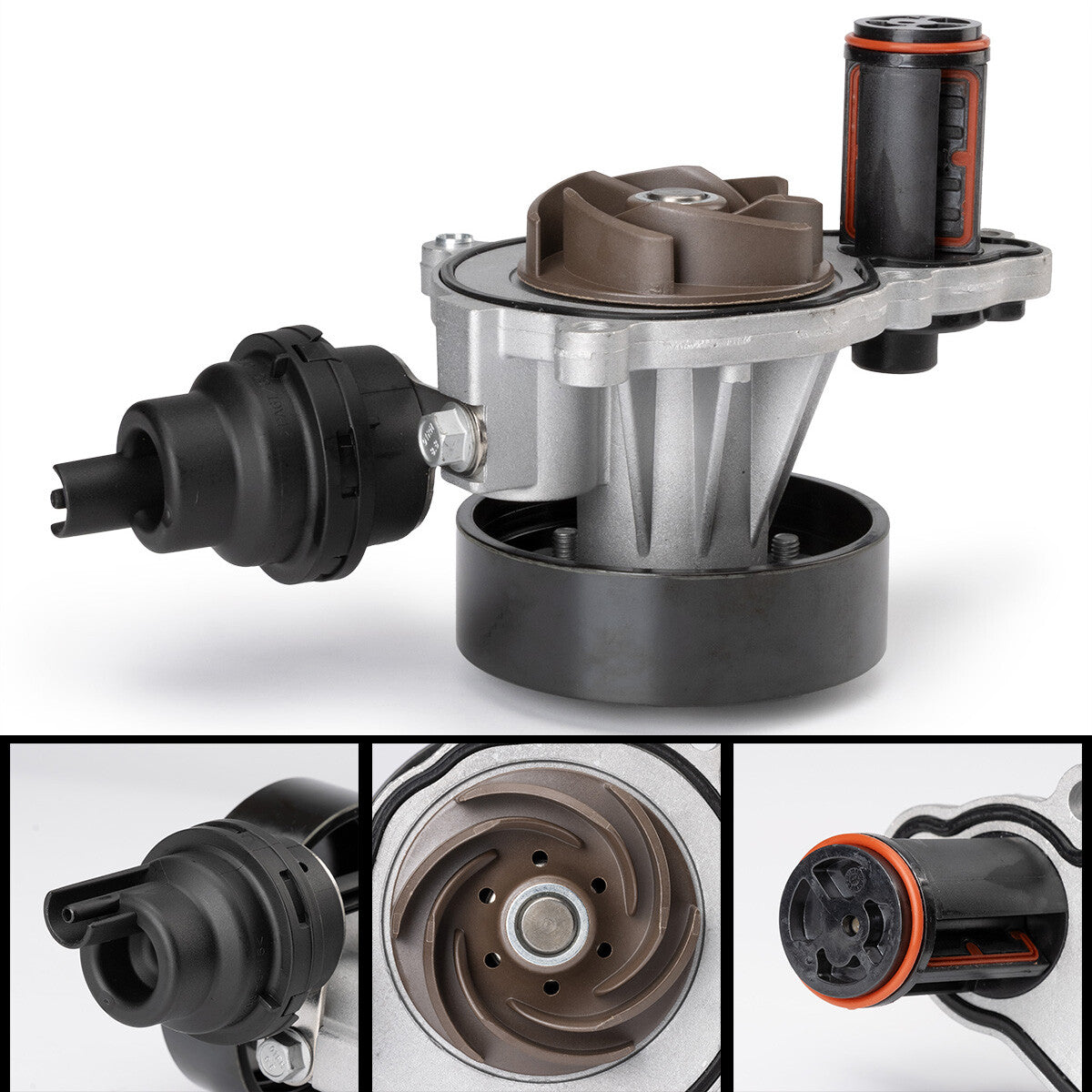 Coolant water pump assembly for BMW 120i, 220i, 320i, 420i, 525i, and 630i (model number 11518638026)