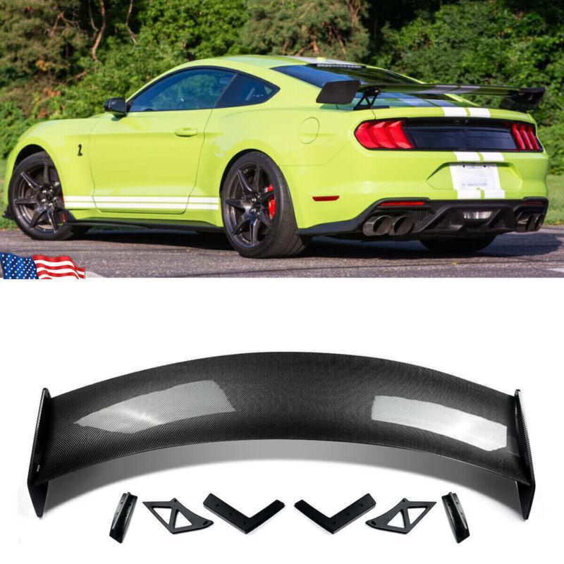 carbon fiber is suitable for 15-23 for Ford for Mustang GT500 rear trunk boiler lip.