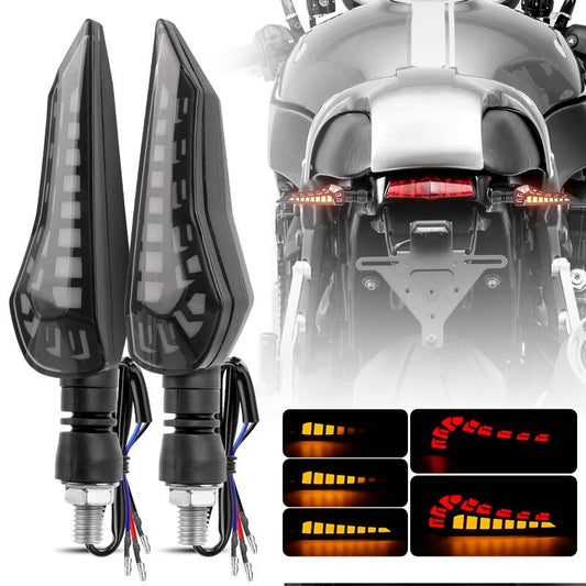 2x Rear Sequential Flowing LED Tail Turn Signal Brake Lights Lamp Indicator 12V