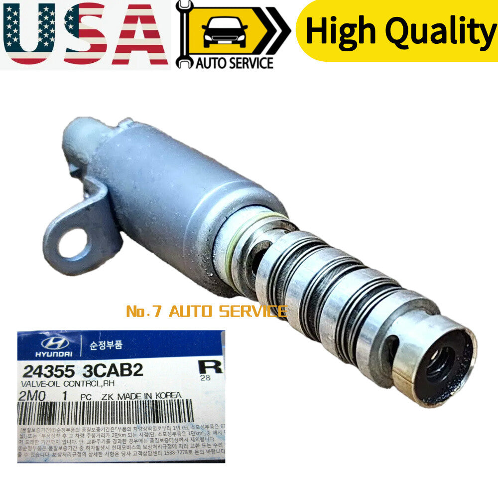 OIL CONTROL VALVE RH for 11-19 for HYUNDAI for KIA 3.3L 3.5L 3.8L  24355-3CAB2