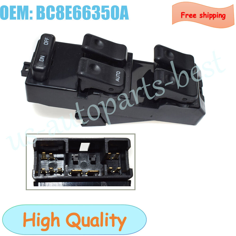 Front Left Master Power Window Switch for 1996-1998 for Mazda MPV Protege BC8E66350A