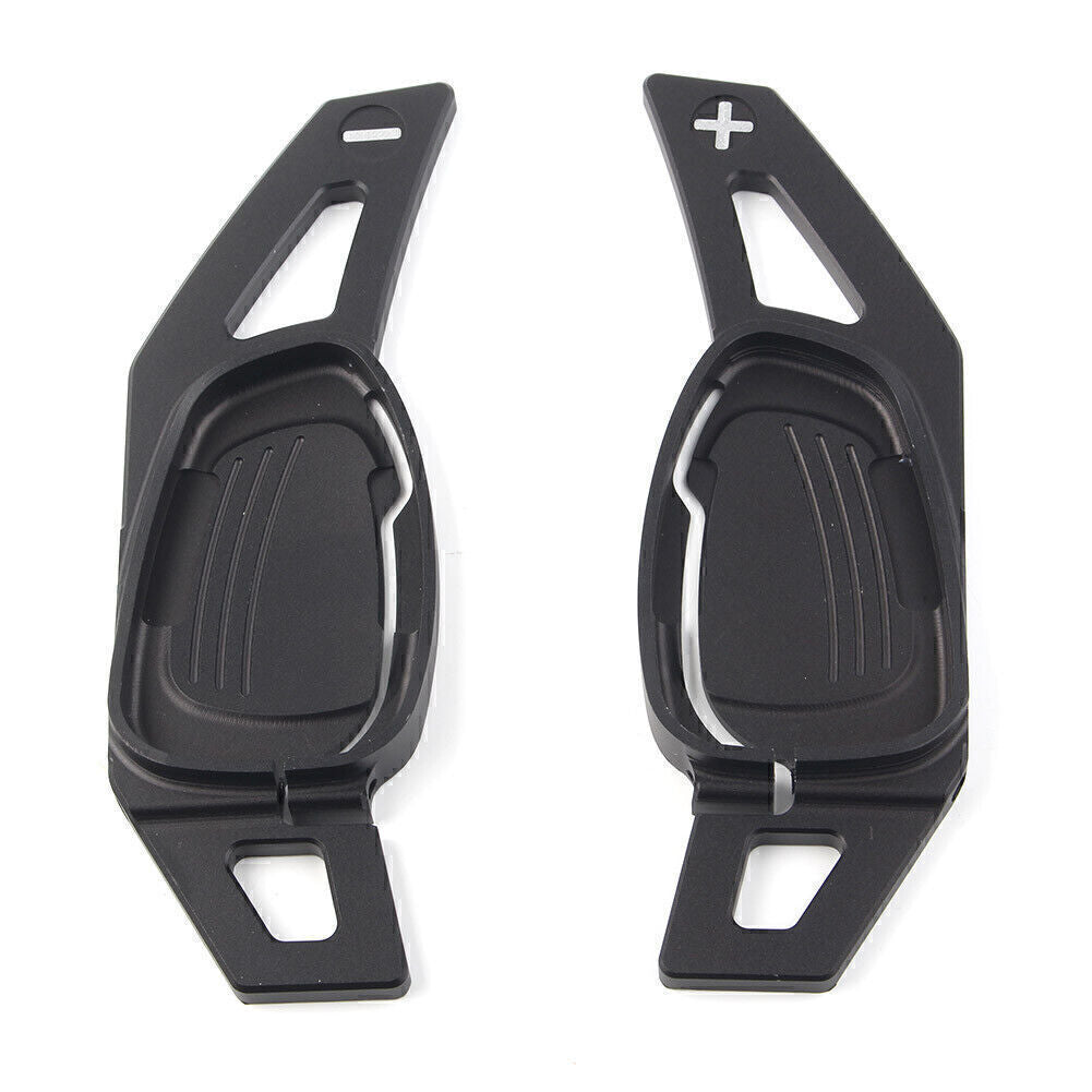 for Audi for A5 /S5/SA5 2016 Black 2x Steering Wheel Shift Paddle Shifter Trim Cover