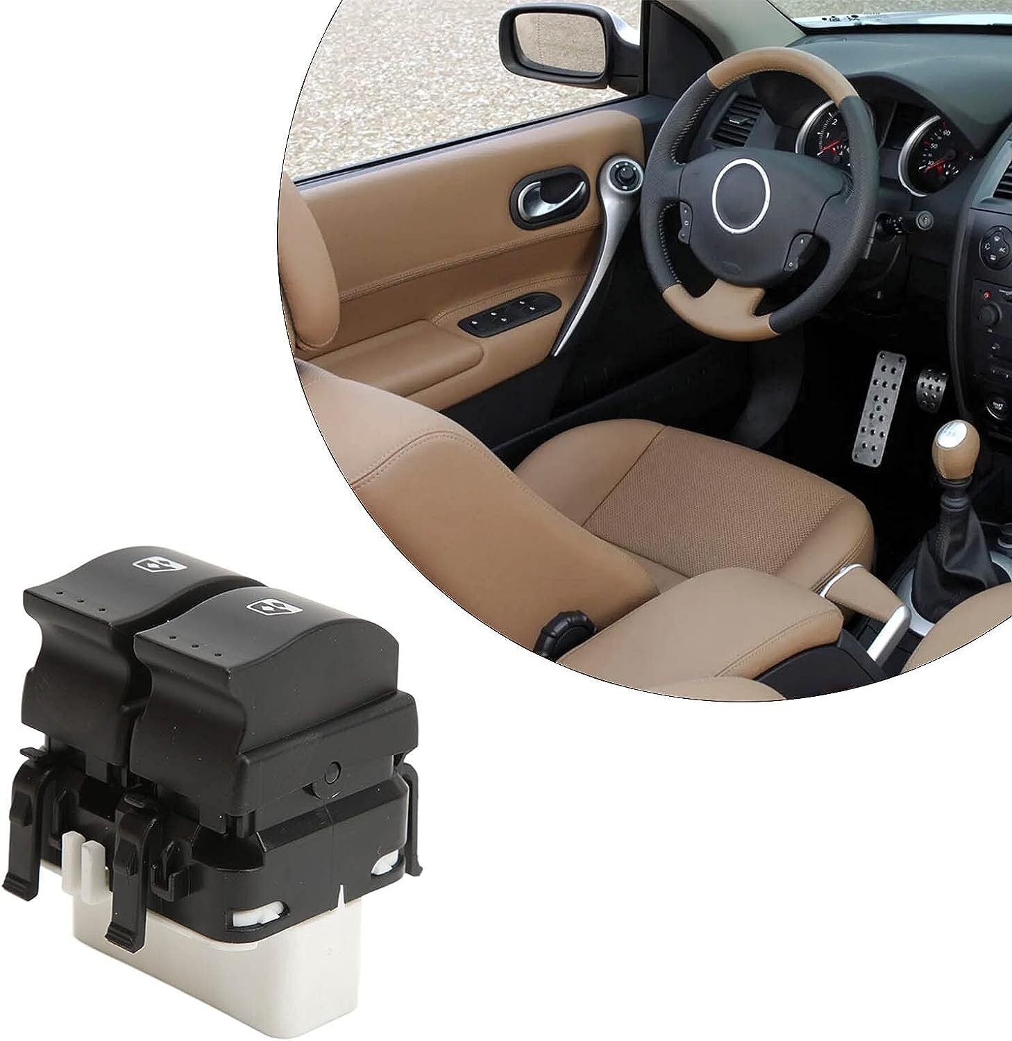 for Renault Megane 2 MK2 Hatchback 8200315042 Window Control Switch Driver Side