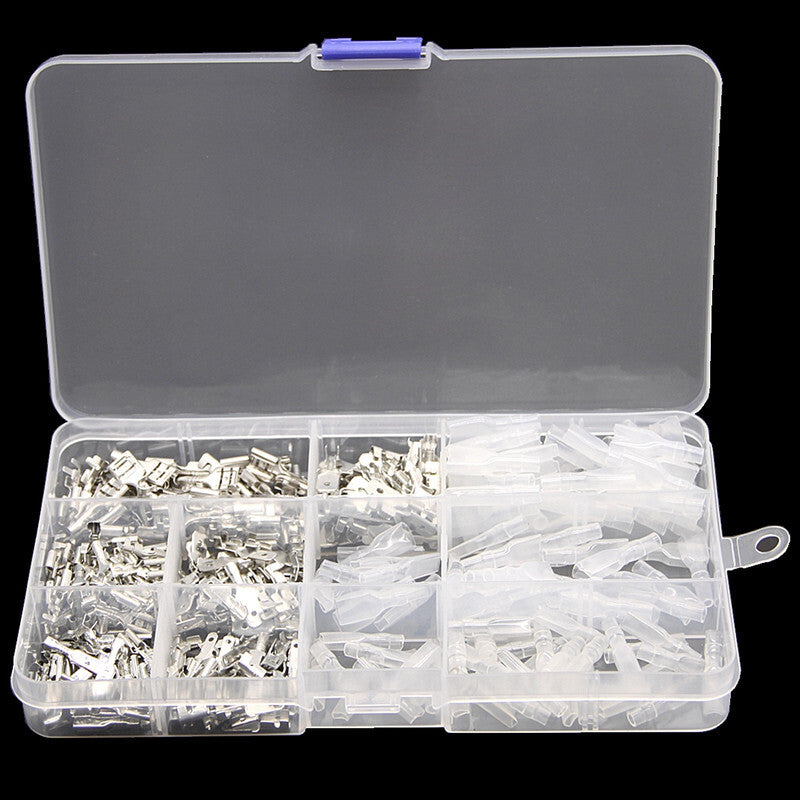 Car Electrical Wire Connectors Plug Spring Female Male Spade Cold Crimp Terminal