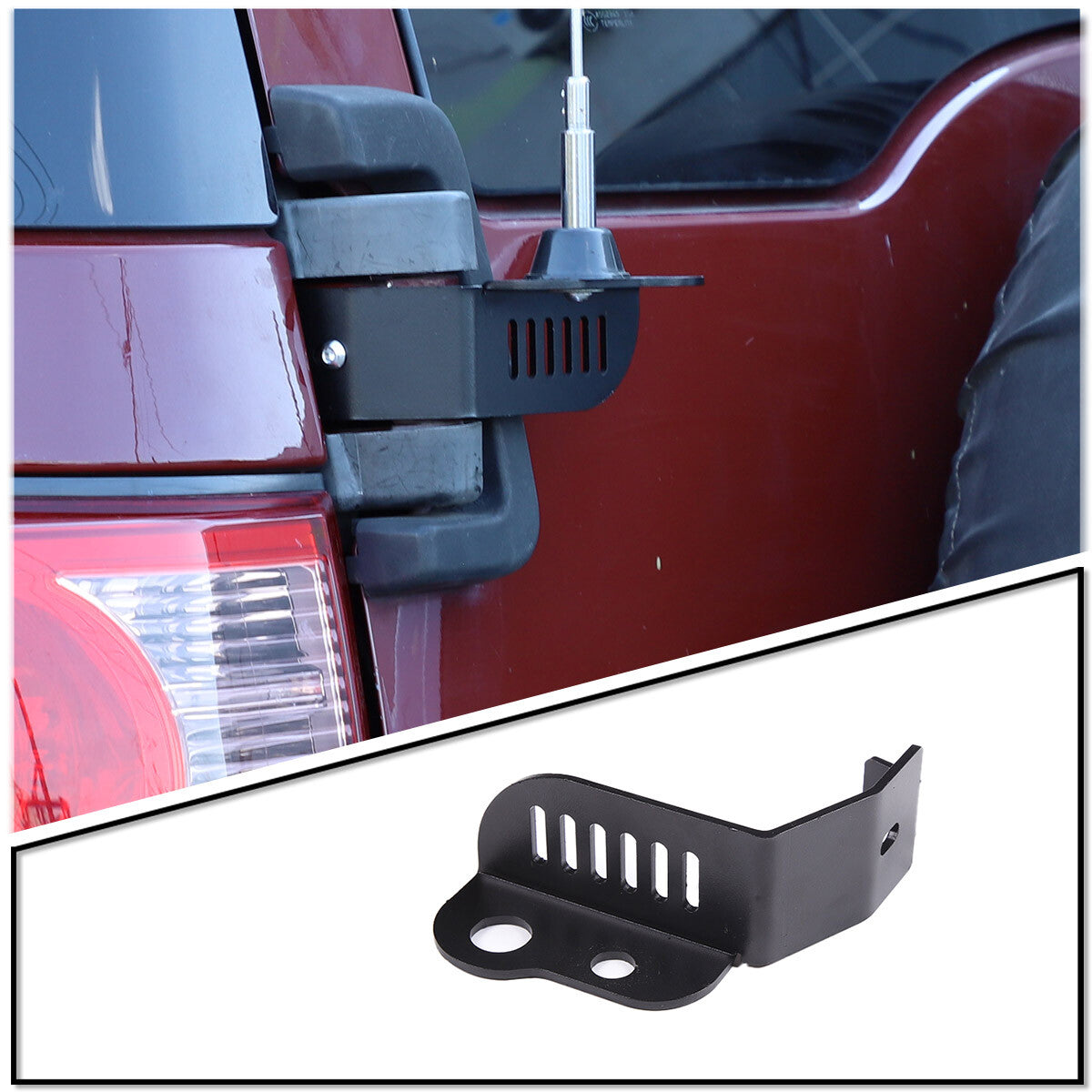 Rear light bracket, antenna, and flagpole bracket suitable for Toyota FJ Cruiser 2007-2014