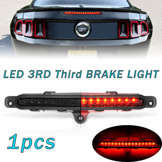 Suitable for 2010-2014 for Ford for Mustang Full LED 3rd Brake Light (Black, 1 Piece)