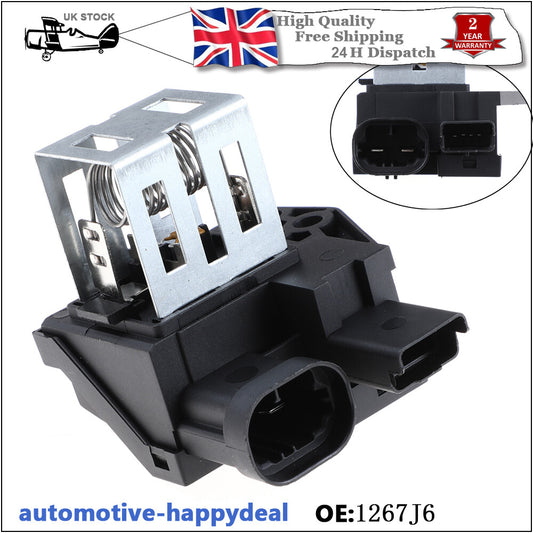 for Peugeot 207 208 for Citroen C2 C3 Radiator Fan Motor Relay Resistor 9662872380