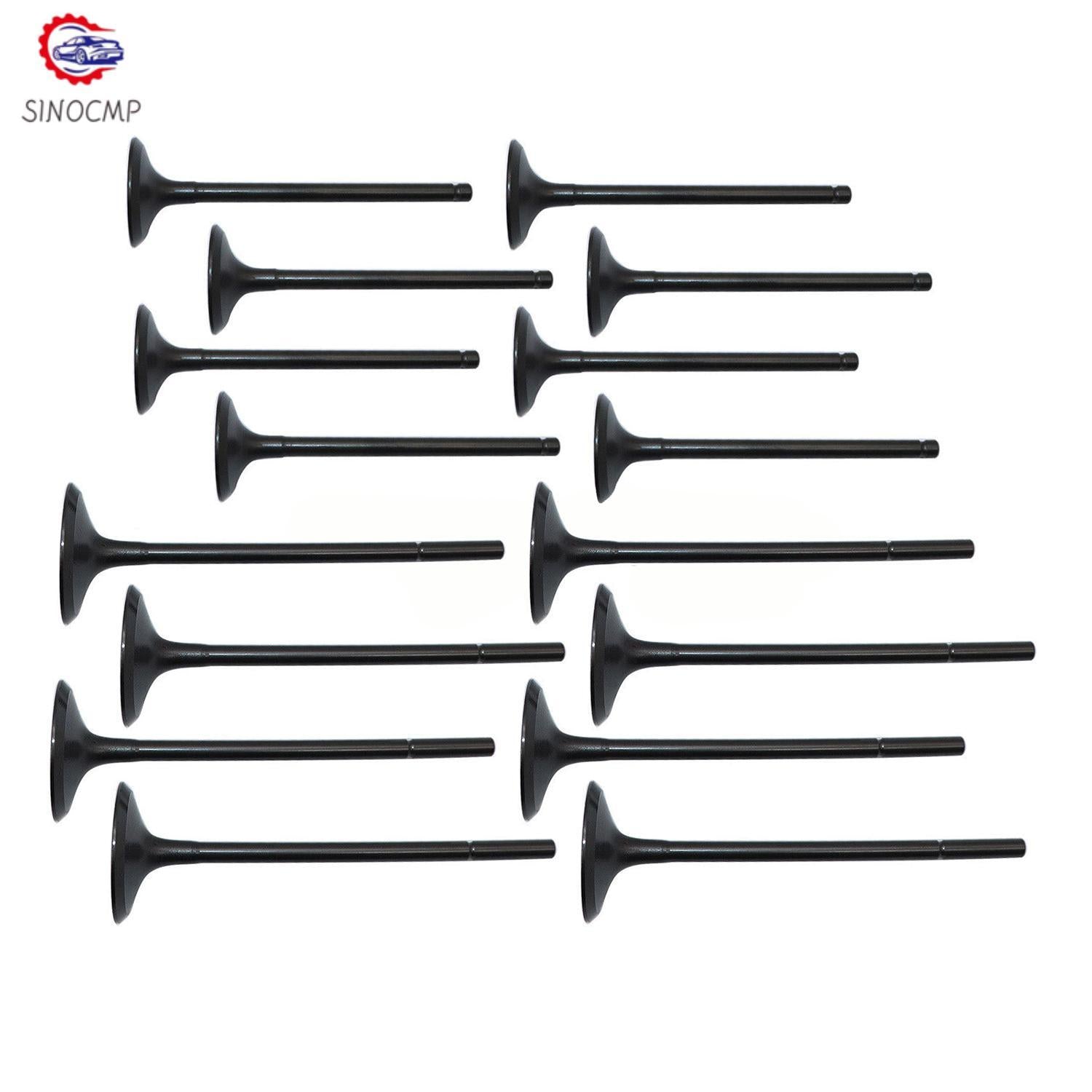 16pcs Intake  Exhaust Valve Kit Fit for 2016 for F-Type 5.0L V8 Replace OE LR010698