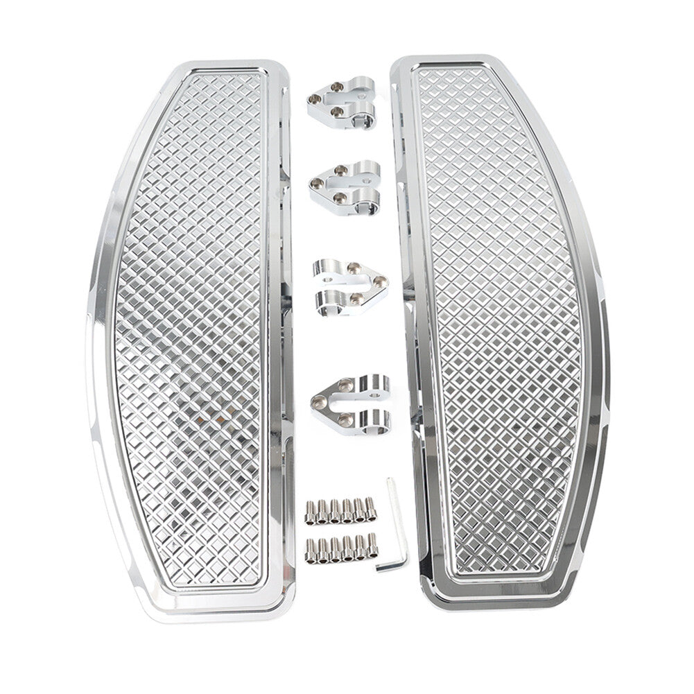 Diamond Driver Floorboard Foot Board for Harley Touring 1986+ Dyna Softail