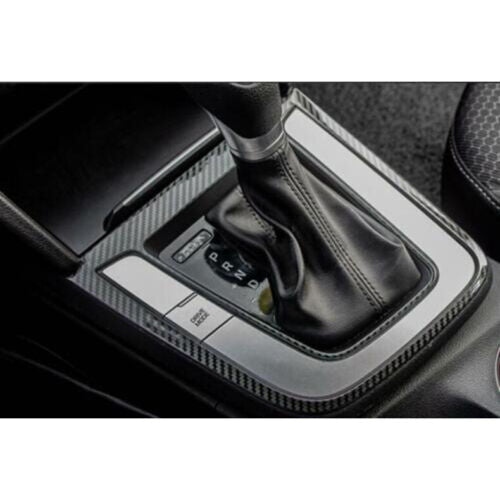 for Hyundai for Elantra 2017-2020 Carbon Fiber Interior Gear Shift Panel Frame Trim
