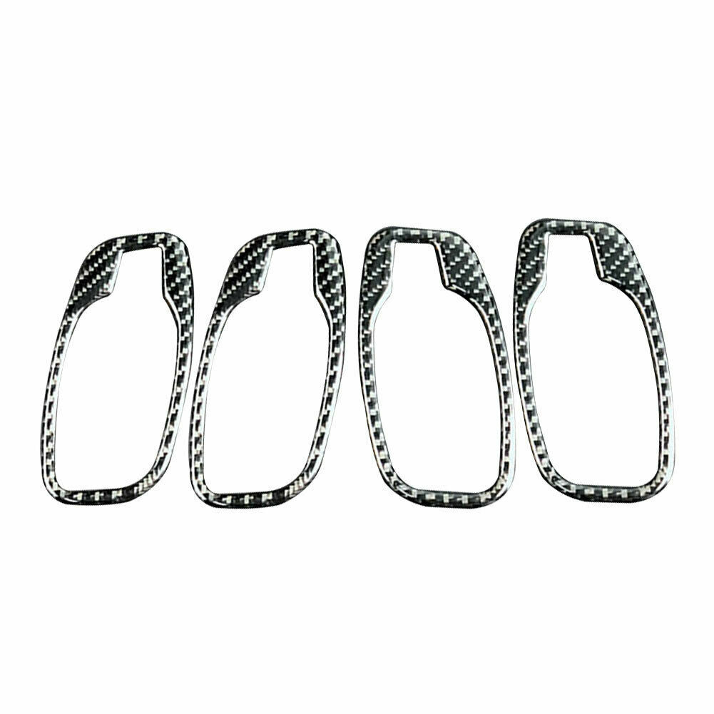 Carbon fiber interior door handle cover trim suitable for BMW 5 Series E60 2006-2010