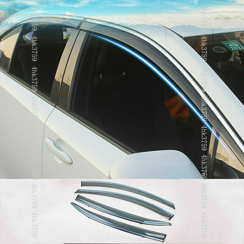 Window Visor Vent Sun Shade Rain Guard Visor for Toyota for Corolla Sedan 2019-2022