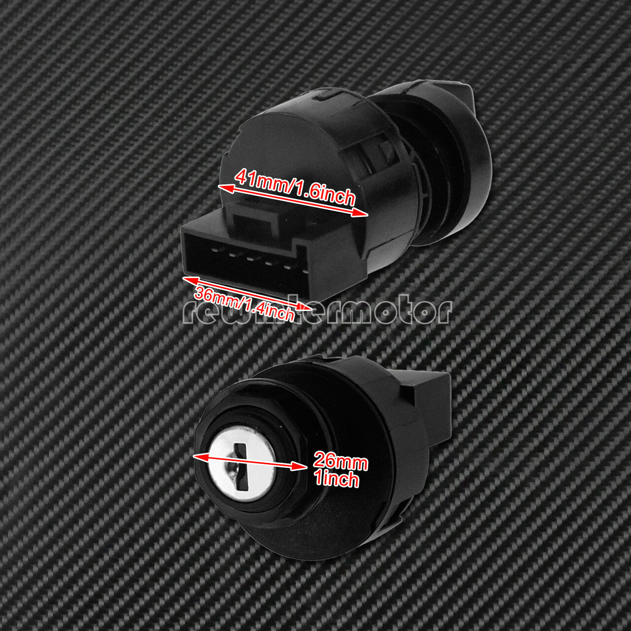 6-PIN IGNITION KEY SWITCH FIT FOR SCOOTER for POLARIS ATV SPORTSMAN 500 HO 4X4 2001