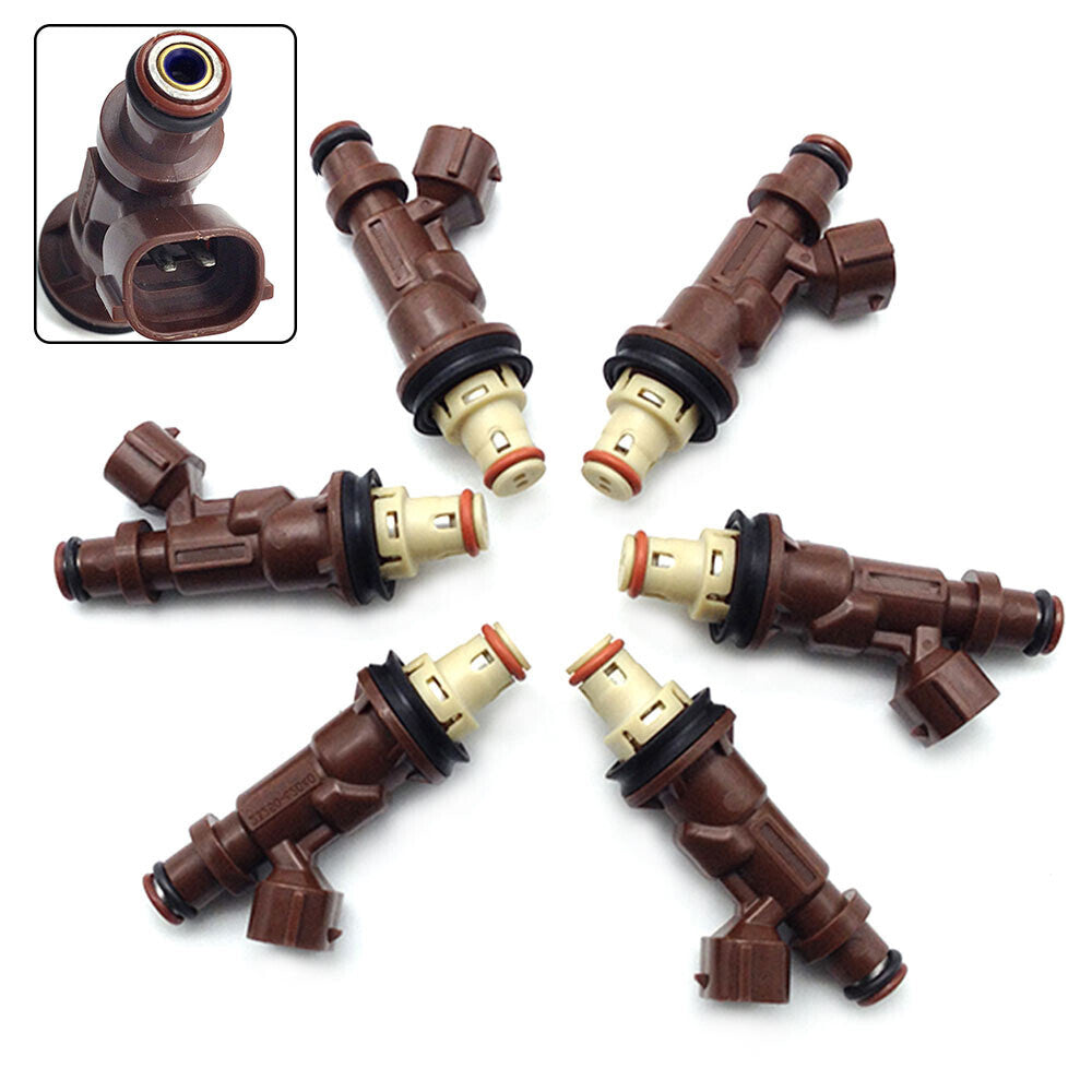6 Fuel Injectors for Toyota Tacoma Tundra 4Runner V6 99-04 23250-62040 FJ585
