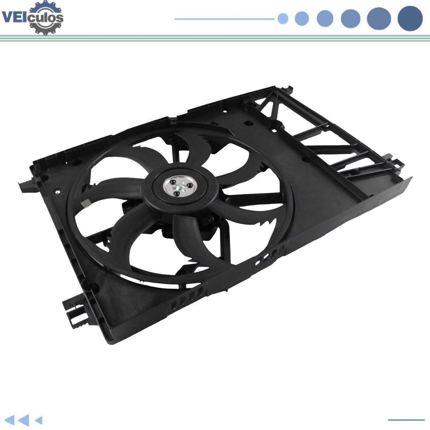 Radiator Condenser Cooling Fan Assembly For 19-21 for Toyota RAV4 2.5L 1636031500