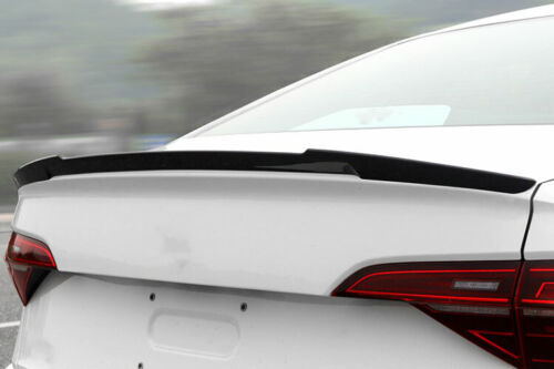 Black ABS Fit for Volkswagen for Jetta Mk7 2019-2021 Rear Trunk Spoiler Wing Flap