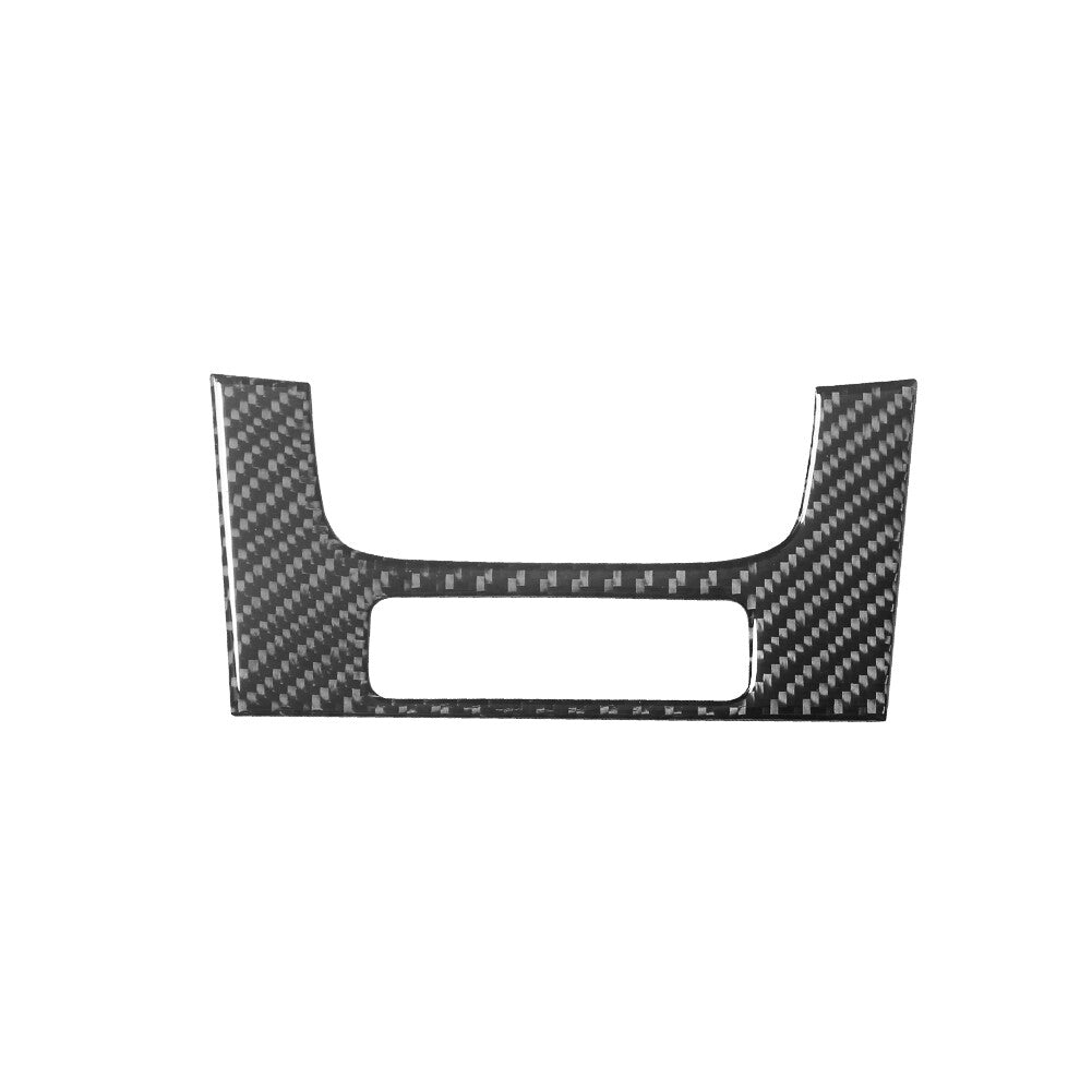 Carbon Fiber Floor Console Storage Button Panel Cover Trim for LEXUS RX330 RX350