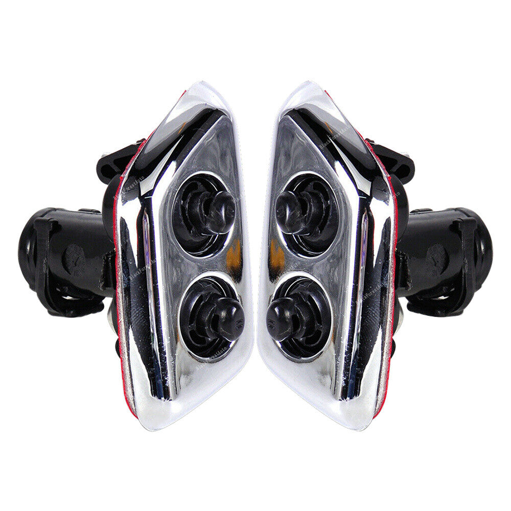 2Pcs Fits for Chrysler 300c 2005 2006 2007 Front Headlight Washer Nozzle Jet Sprayer