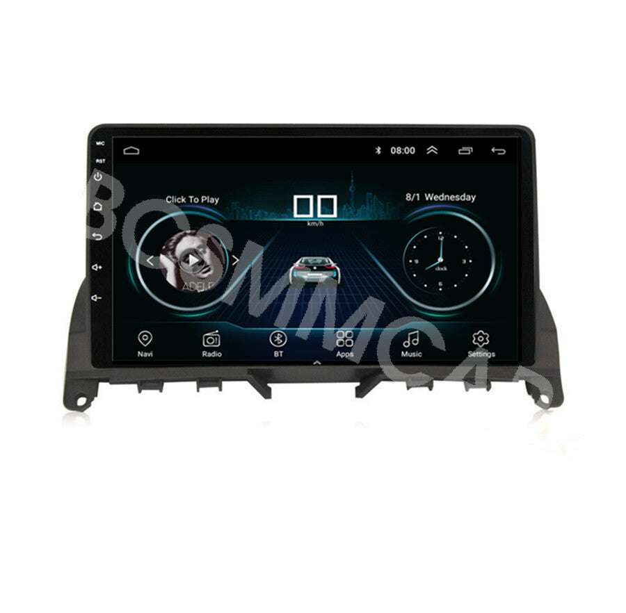 9in Touch Screen For CarPlay Car Radio Fit for Mercedes Benz C300 C350 2006-2011