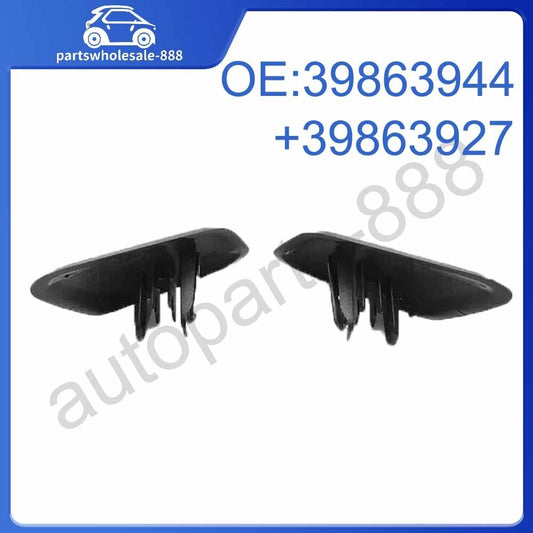 Washing machine spray nozzles for the front left and right headlights of for Volvo C30 2010-2013.