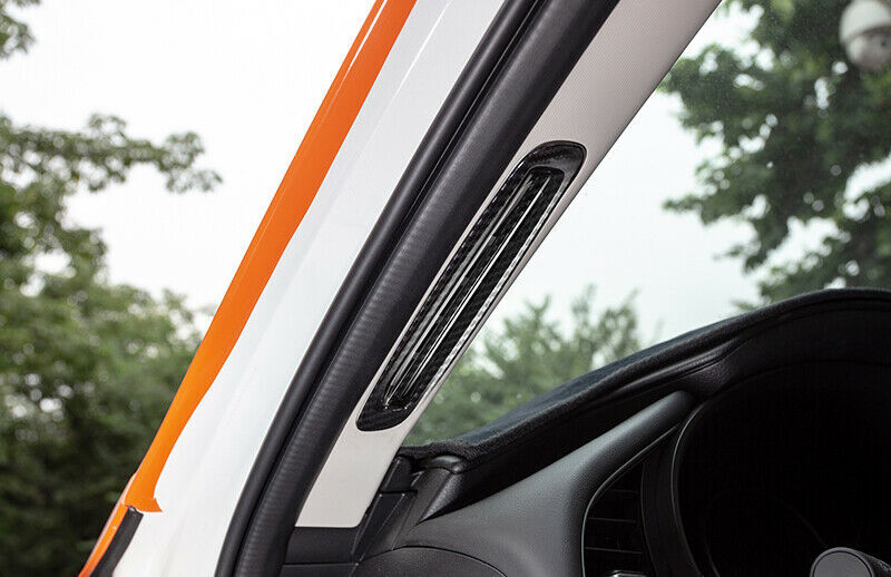 New for Mazda 3 Axela 2019-2022 Carbon Style A-Pillar Air Outlet Vent Cover Trim