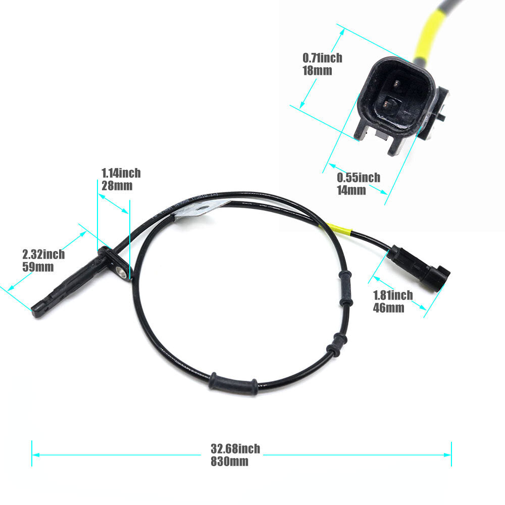 1PC NEW for Chevy Equinox ABS Speed Sensor 2010-2017 Driver Side Front 20811372