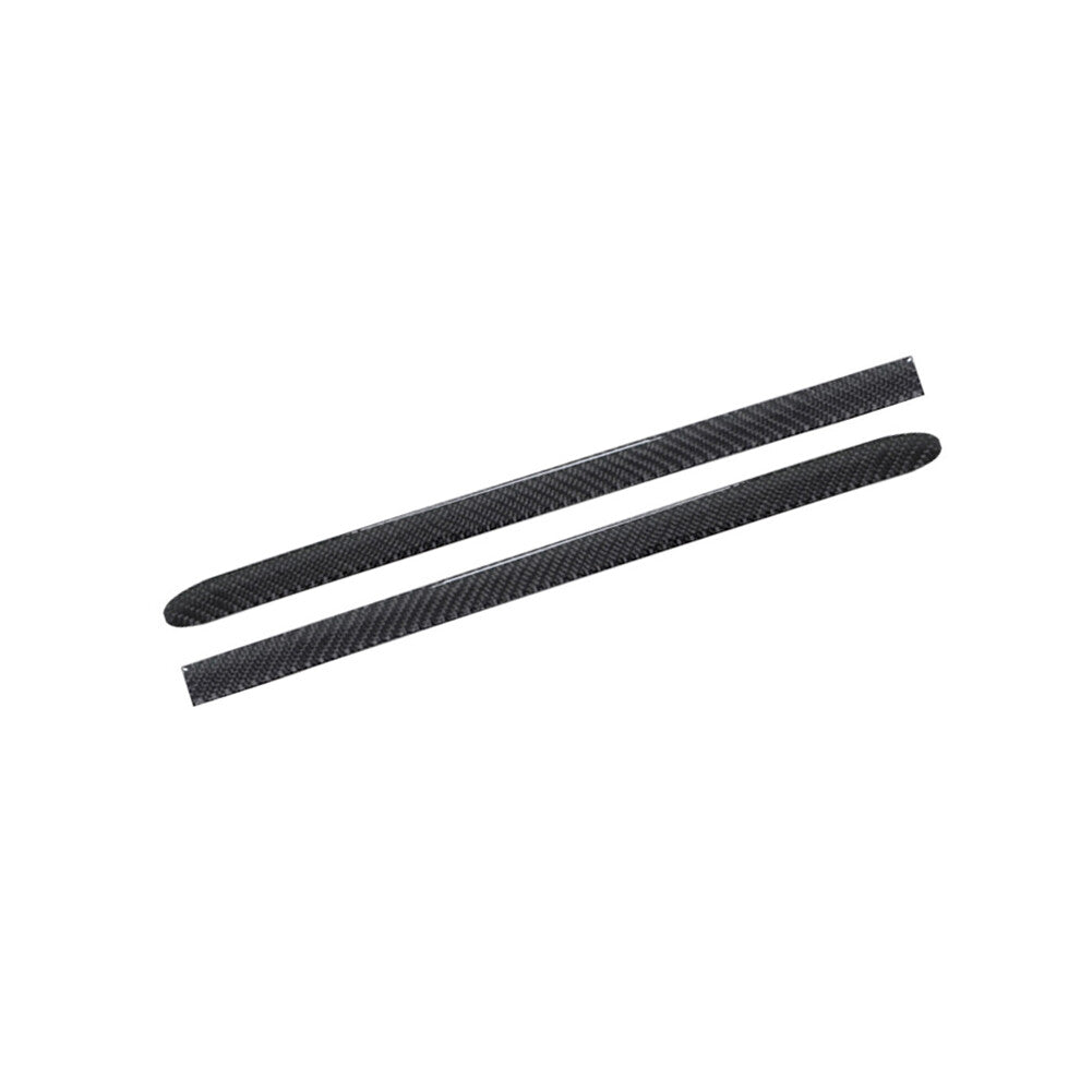 2x carbon fiber interior rear for seat strip trim for Porsche 718 2016-2022
