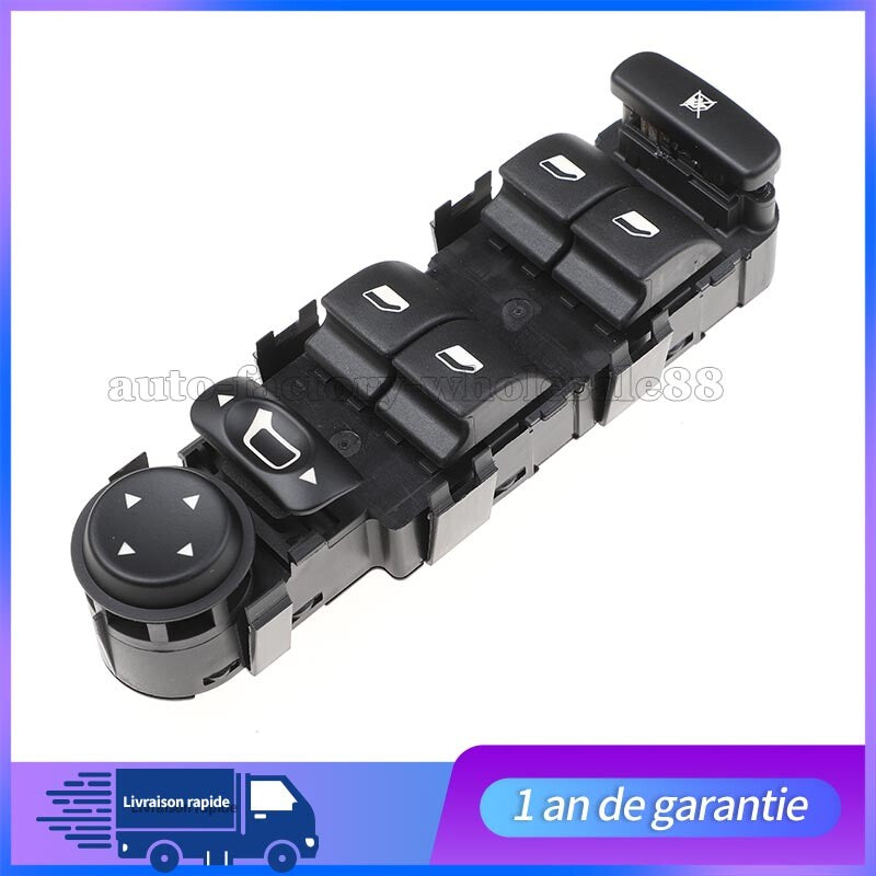 Bouton platine command of Leve Vitre Pour for CITROEN C4 - 9651464577 6554HA Neuf