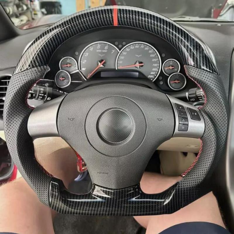 Steering Wheel Hydro Dip Carbon Fiber for Corvette C6 2006-2011 Z06 ZR1 NEW