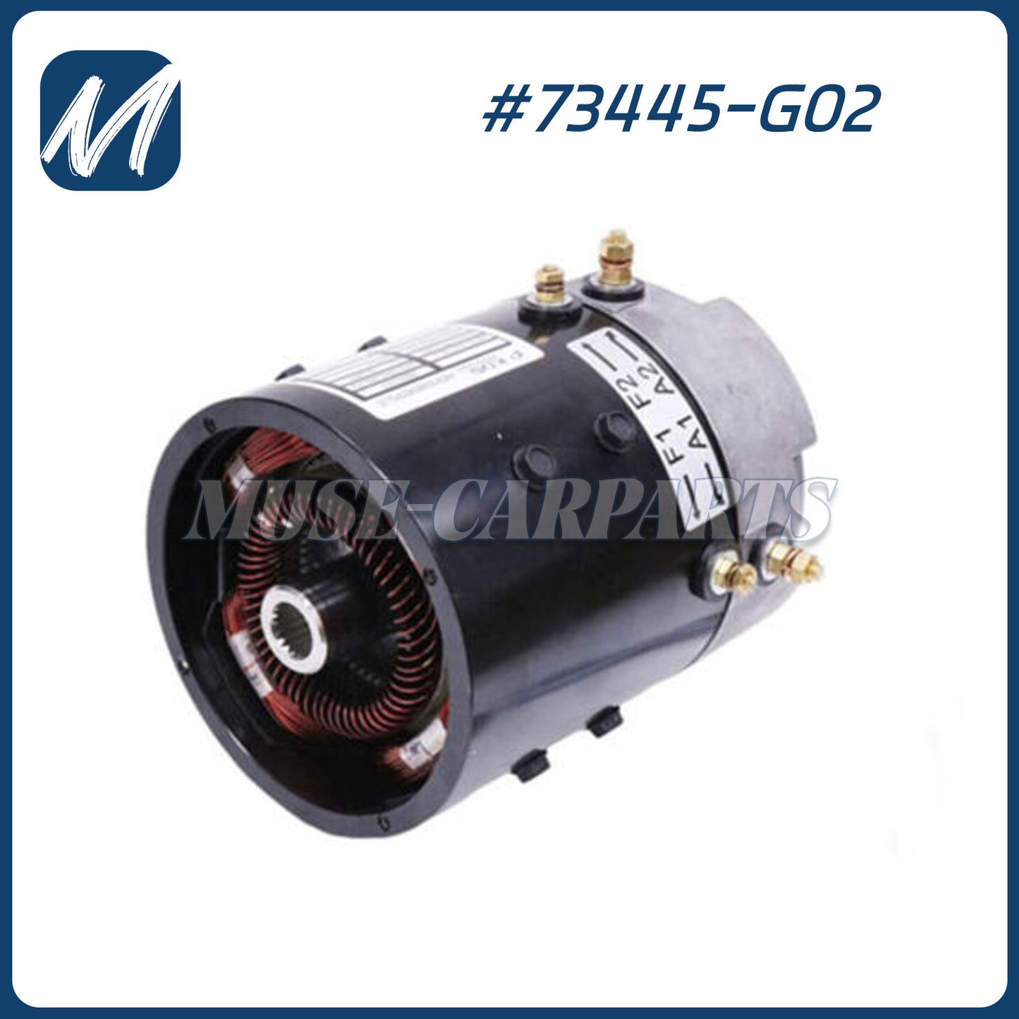 36-volt electric motor suitable for 2000-2010 EZGO TXT PDS 73124-G01, 73445-G02, 73124-G08