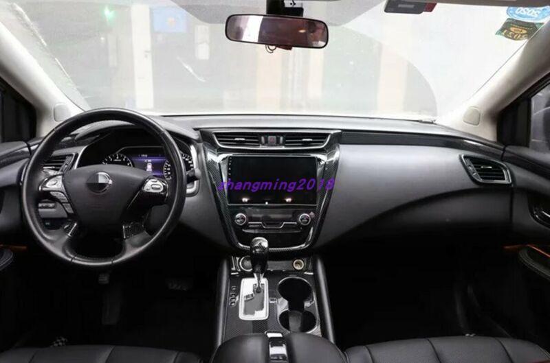 22-piece carbon fiber style interior trim kit for Nissan Murano 2015-2019