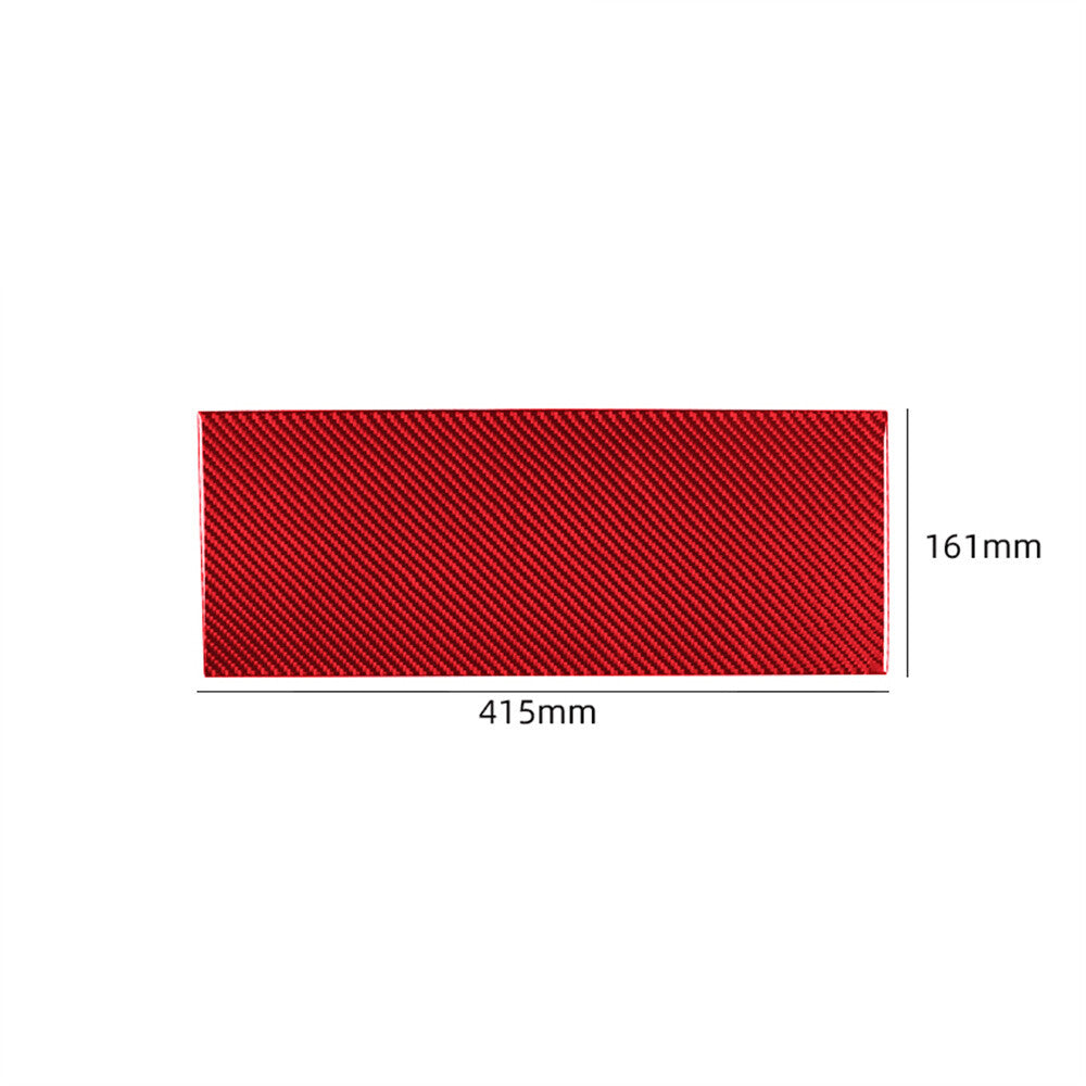 Red Carbon Fiber Console for Co -pilot Dashboard Panel Trim for Ford F150 FX4 2004-08