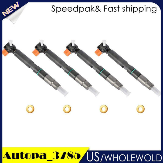 4pcs 28337917 Fuel Injector for Bobcat Doosan D24 D18 Engine Excavator Loader