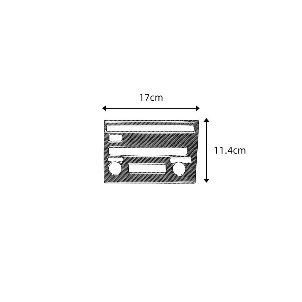 Carbon Fiber Radio Console Cover Trim for Lexus CT200h 2011-17