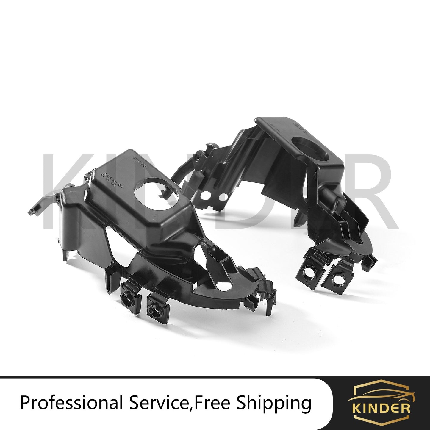 2pc LR Fog Light Trim Bracket Front Molding for Mercedes W163 ML320 ML500 ML350