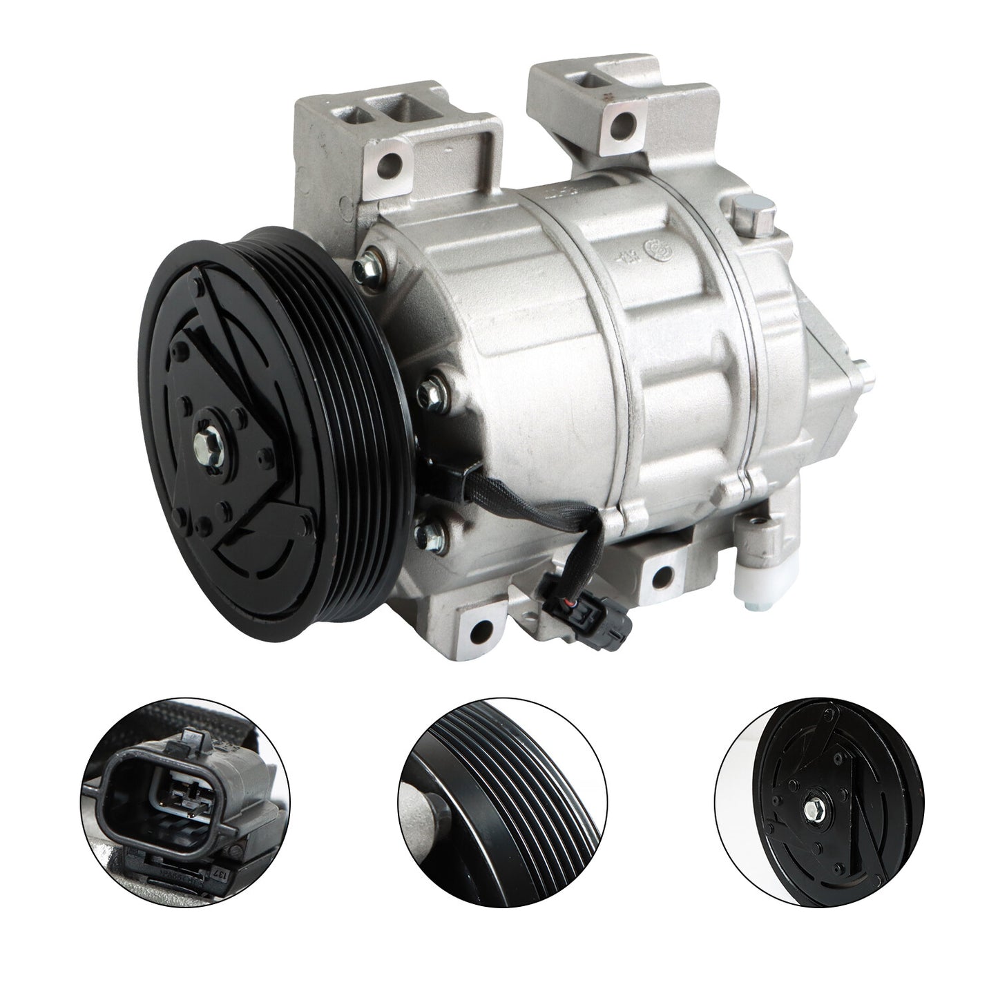 Fits 2007-2012 for Nissan Altima 4CYL 2.5L for CO 10886C AC A/C Air Compressor Clutch DC