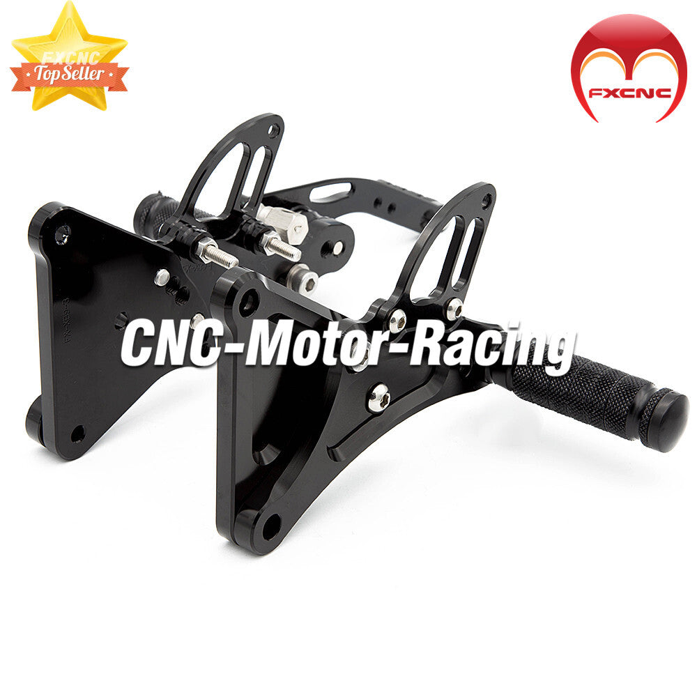 CNC geared footstool footstool foot peg set pedals suitable for Buell XB9S XB12S XB9R XB12R