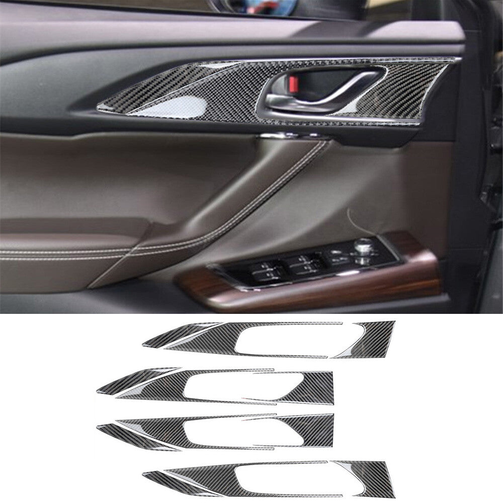 50pcs Carbon Fiber Interior Full Sets Cover Trim Kit for Mazda CX-9 2016-2022