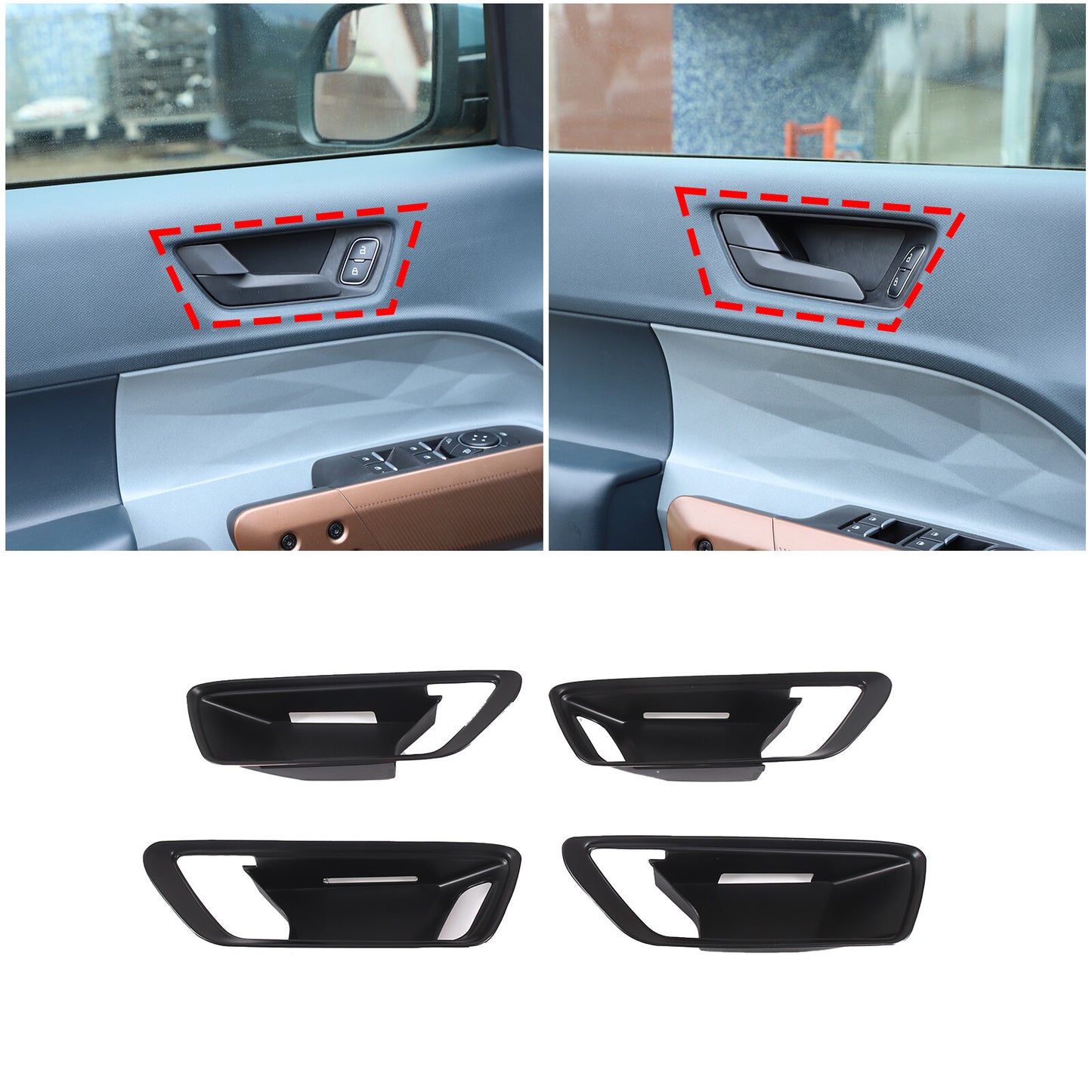 Alloy air conditioning control button decorative protective cover for Land Rover for Defender 04-18