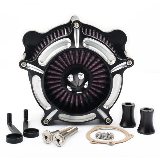 Turbine Intake Air Cleaner Filter System for Harley Dyna Softal Road Glide