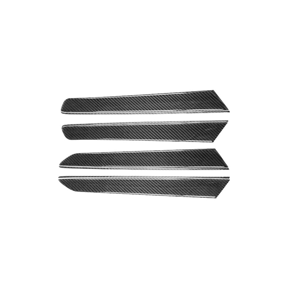 8Pcs Carbon Fiber Door Panel Cover Trim for Volkswagen for Jetta Sedan 2011-2014