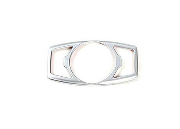 for Ford for Mustang 2015-2022 Silver Steel Function Control Button Frame Trim 1PCS