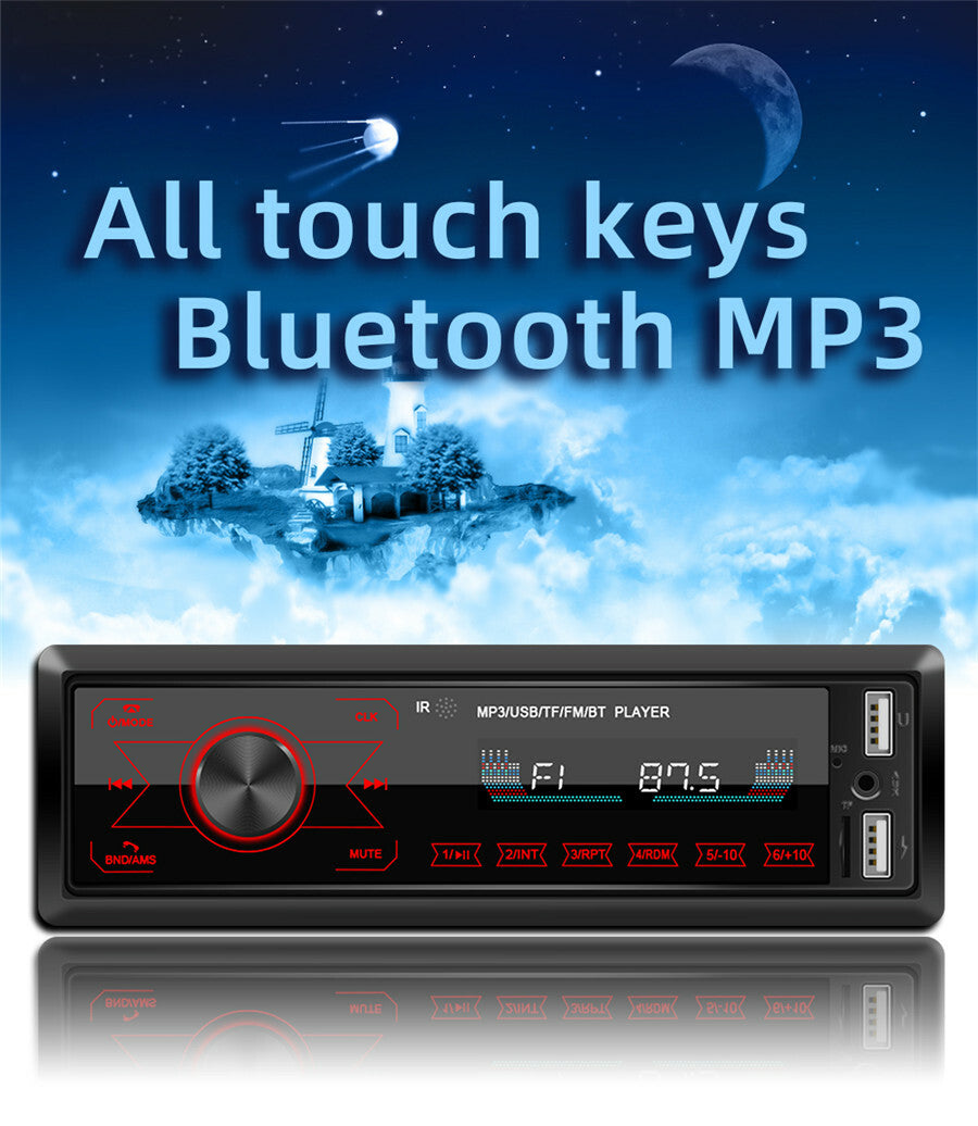 Bluetooth Car Stereo Audio In-Dash FM AUX Input Receiver USB SD MP3 Radio Player