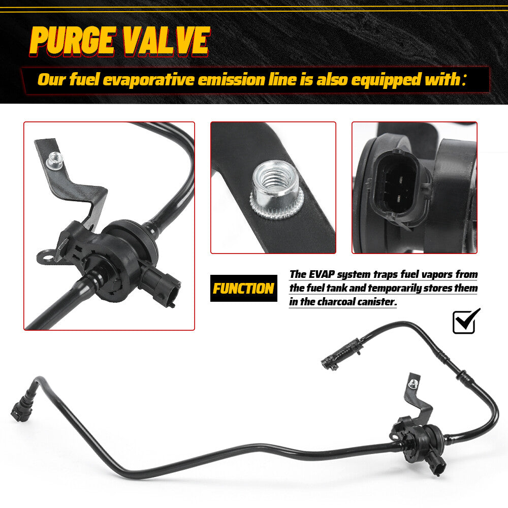 For 14-19 for Ford Fiesta 1.6L D2BZ9C047F Fuel Line Fuel Evaporative Emissions Line