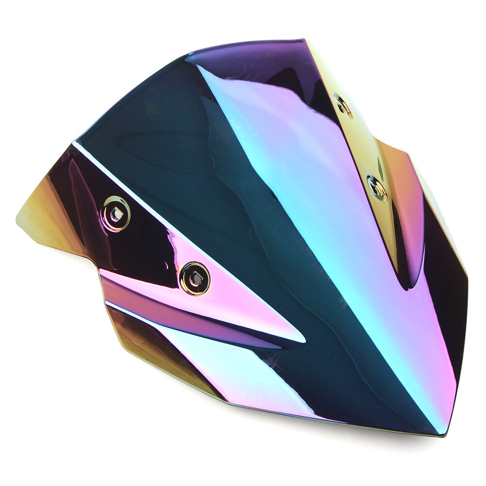 Deep-Iridium Motorcycle Windshield Windscreen for Kawasaki Z400 2018 2019-2022
