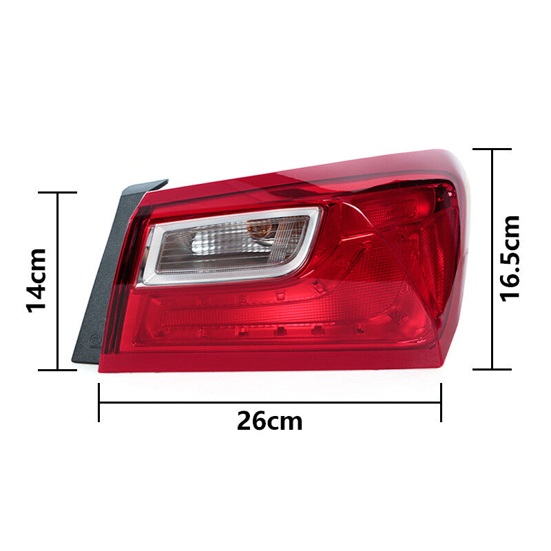 Right halogen rear bumper taillights are suitable for Chevrolet Malibu XL 2016-2018 models.